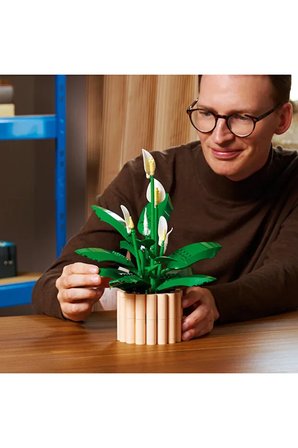 Lego ® Botanicals Barış Çiçeği 11504 - Yetişkinler Için Dekoratif Model Yapım Seti (474 Parça)