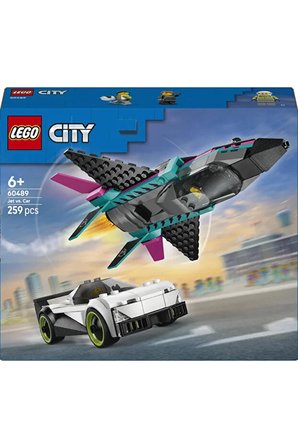 Lego ® City Jet, Arabaya Karşı 60489 - 6+ Yaratıcı Oyuncak Yapım Seti (259 Parça)