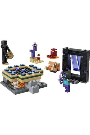 Lego ® Minecraft® Nether Ve End Geçidi Yolculuğu 21584 - 7+ Yaratıcı Oyuncak Yapım Seti (192 Parça)