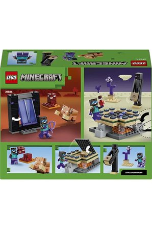 Lego ® Minecraft® Nether Ve End Geçidi Yolculuğu 21584 - 7+ Yaratıcı Oyuncak Yapım Seti (192 Parça)
