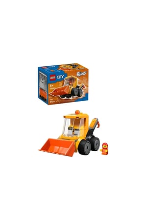Lego ® City Araçlar – İnşaat Yükleyicisi 60483 - 5+ Yaratıcı Oyuncak Yapım Seti (61 Parça)