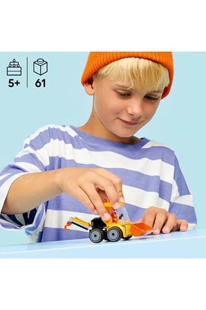 Lego ® City Araçlar – İnşaat Yükleyicisi 60483 - 5+ Yaratıcı Oyuncak Yapım Seti (61 Parça)