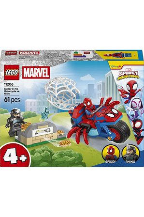 Lego ® ǀ Marvel Spidey Ve Arkadaşları Spidey Vs. Rhino 11206 - 4+ Oyuncak Yapım Seti (61 Parça)