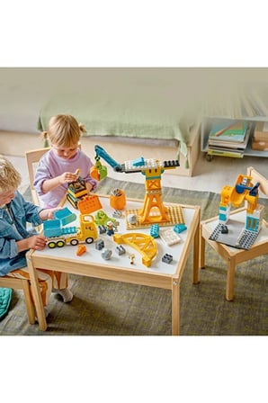 Lego ® Duplo Kasabası 3'Ü 1 Arada İnşaat Sahası Ve Araçları 10476 - 3+ Oyuncak Yapım Seti (84 Parça)