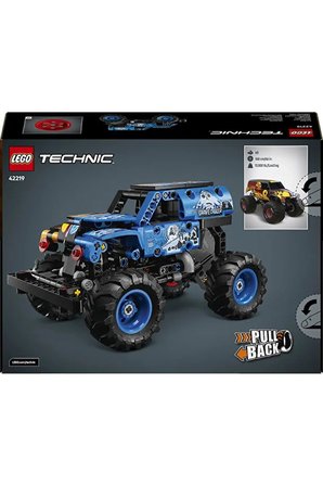 Lego ® Technic Monster Jam™ Grave Digger™ Ateş Ve Buz 42219 – 7+ Oyuncak Yapım Seti (263 Parça)