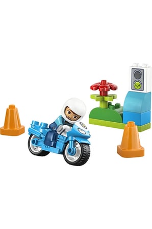 Lego ® Duplo® Kasabası Mavi Polis Motosikleti 10471 - 2+ Yaratıcı Oyuncak Yapım Seti (11 Parça)