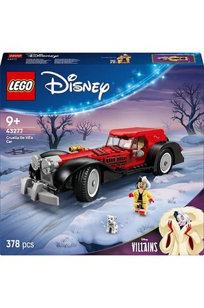 Lego ® ǀ Disney Cruella De Vil’In Arabası 43277 - 9+ Çocuklar Için Yaratıcı Oyuncak Yapım Seti (378 