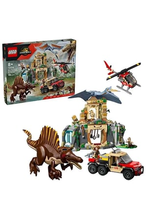 Lego Jurassic World Spinosaurus Ve Quetzalcoatlus Hava Görevi 76976 - 8 Yaş Ve Üzeri Çocuklar I�