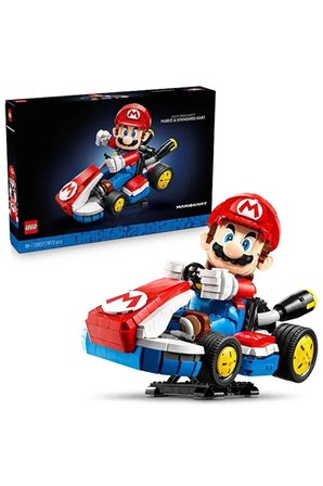 Lego Super Mario: Mario Kart – Mario Ve Standard Kart 72037 - Yetişkinler Için Koleksiyonluk Yar