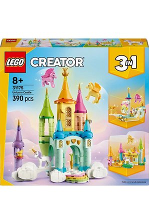 Lego ® Creator 3'Ü 1 Arada Tek Boynuzlu At Kalesi 31175 - 8+ Çocuklar Için Oyuncak Yapım Seti (390 P