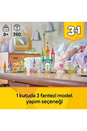 Lego ® Creator 3'Ü 1 Arada Tek Boynuzlu At Kalesi 31175 - 8+ Çocuklar Için Oyuncak Yapım Seti (390 P