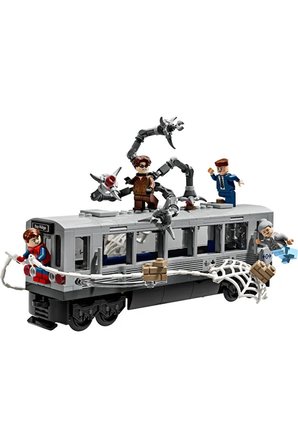 Lego ® ǀ Marvel Örümcek Adam Ile Doktor Oktopus Metro Sahnesi 76321 - 9+ Oyuncak Yapım Seti (393P)