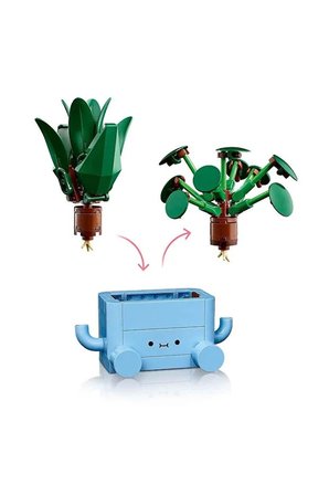 Lego Botanicals Mutlu Bitkiler 10349 - 9 Yaş Ve Üzeri Çocuklar Için Dekoratif Çiçek Yapım Set