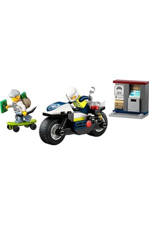 Lego ® City Polis Motosikleti Takibi 60455 - 4+ Çocuklar Için Yaratıcı Oyuncak Yapım Seti (65P)