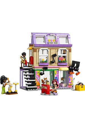 Lego ® Friends Müzik Mağazası Ve Daire 42653 - 7+ Çocuklar Için Yaratıcı Oyuncak Yapım Seti (483P)
