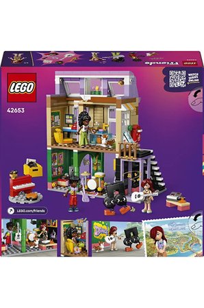 Lego ® Friends Müzik Mağazası Ve Daire 42653 - 7+ Çocuklar Için Yaratıcı Oyuncak Yapım Seti (483P)
