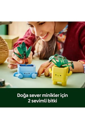 Lego ® Botanicals Mutlu Bitkiler 10349 - 9+ Çocuklar Için Dekoratif Çiçek Yapım Seti (217P)