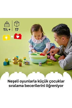 Lego ® Duplo® İlk Şekil Ayırıcı: Köpek Evi 10441 - 1½+ Çocuklar Için Eğitici Oyuncak Yapım Seti (17P