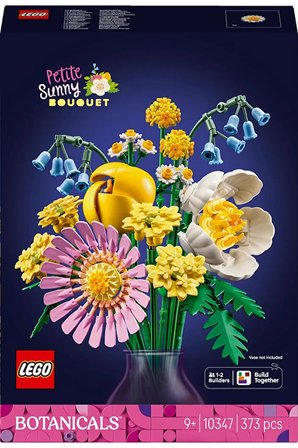 Lego ® Botanicals Küçük Sarı Buket 10347 - 9 Yaş Ve Üzeri Çocuklar Için Oyuncak Yapım Seti (373 Parç