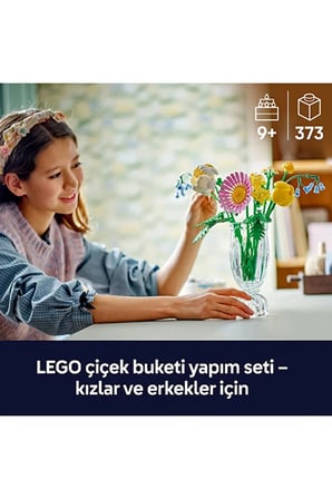 Lego ® Botanicals Küçük Sarı Buket 10347 - 9 Yaş Ve Üzeri Çocuklar Için Oyuncak Yapım Seti (373 Parç