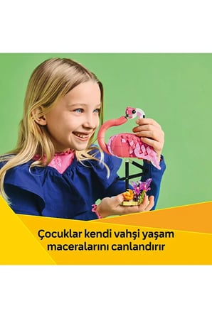 Lego ® Creator 3’Ü 1 Arada Vahşi Hayvanlar:Pembe Flamingo 31170 - 8+ Oyuncak Yapım Seti (288Pr)
