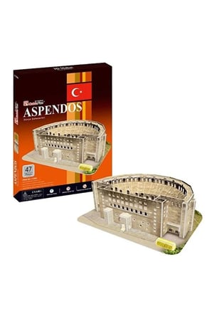 Sunman C155H Cubic Fun Aspendos 47 Parça 3 Boyutlu Puzzle