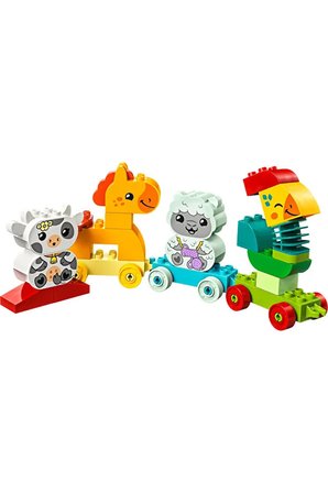 Lego ® Duplo® İlk Hayvan Trenim 10412 - 1/2 + Tekerlekli Oyuncak Tren İçeren Eğitici Yapım Seti (19P