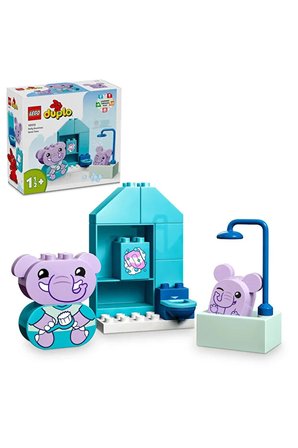 Lego ® Duplo® İlk Günlük Rutinlerim: Banyo Zamanı 10413 - 1/2 + Eğitici Banyo Oyuncağı Yapım Seti (1