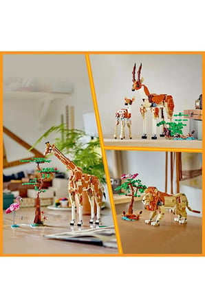 Lego ® Creator 3’Ü 1 Arada Vahşi Safari Hayvanları 31150 - 9+ Yaratıcı Oyuncak Yapım Seti (780 Parça