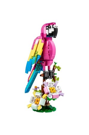 Lego ® Creator Egzotik Pembe Papağan 31144 - 7 Yaş Ve Üzeri Çocuklar Için Papağan, Balık Ve Kurbağa 