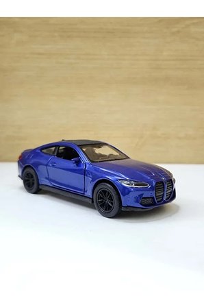 Welly 1.36 Ölçek Marka Li̇sansli Bmw M4 Laci̇vert Renk 12Cm Model Metal Araba