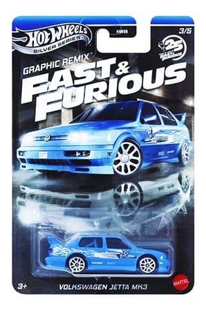 Hot Wheels Fast & Furious ( 25Th Anniversary ) Graphic Remix - Volkswagen Jetta Mk3 ( Özel Seri Mode