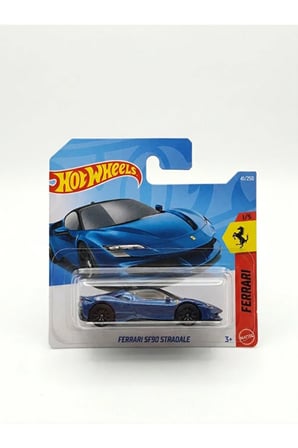 Hot Wheels Ferrari Sf90 Stradale – Mavi Spor Araba Diecast Model 41/250
