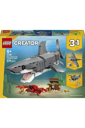 Lego ® Creator Acımasız Köpek Balığı Ile Hazine Sandığı 31381 – 8+ Oyuncak Yapım Seti (379 Parça)