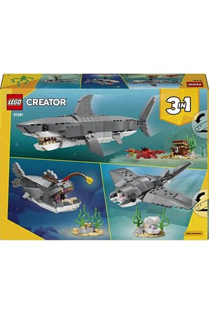 Lego ® Creator Acımasız Köpek Balığı Ile Hazine Sandığı 31381 – 8+ Oyuncak Yapım Seti (379 Parça)