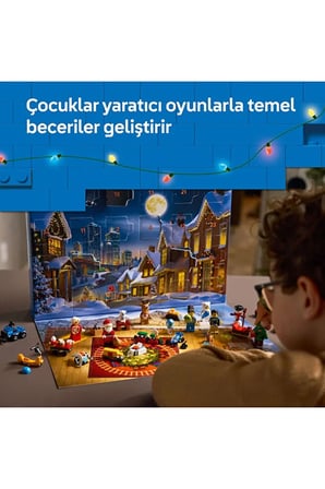 Lego ® City 2025 Yılbaşı Takvimi 60475 – 5+ Oyuncaklarla Eğlenceli Yılbaşına Geri Sayım Yapım Seti (