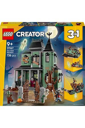 Lego ® Creator 3'Ü 1 Arada Hayaletli Köşk 31167 - 9+ Çocuklar Için Yaratıcı Oyuncak Yapım Seti (736P