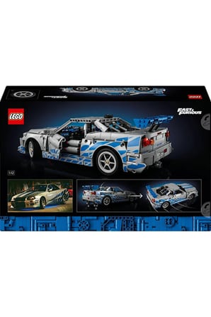 Lego ® Technic™ Daha Hızlı Daha Öfkeli Nissan Skyline Gt-R (R34) Araba 42210 - 18+ Model Seti (1410P