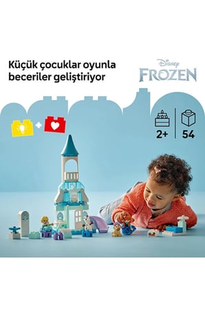 Lego ® Duplo® Disney Anna Ve Elsa’Nın Karlar Ülkesi Şato Partisi 10455 - 2+ Oyuncak Yapım Seti (54P)