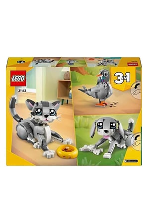 Lego Creator 3’Ü 1 Arada Oyunbaz Kedi 31163 - 8 Yaş Ve Üzeri Çocuklar Için Köpek Veya Güver