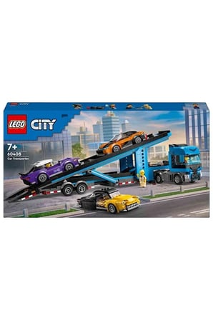 Lego City Spor Arabalı Araç Taşıma Kamyonu 60408 - 7 Yaş Ve Üzeri Çocuklar Için 4 Araç İç