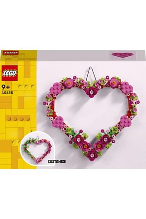 Lego ® Iconic Kalp Süsü 40638 - 9+ Yaratıcı Dekoratif Model Yapım Seti (254P)
