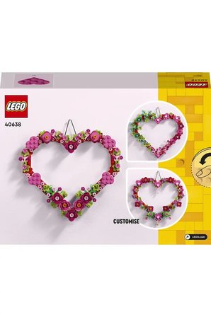 Lego ® Iconic Kalp Süsü 40638 - 9+ Yaratıcı Dekoratif Model Yapım Seti (254P)