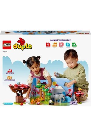 Lego Vahşi Asya Hayvanları 10974-2 Yaş Ve Üzeri Çocuklar Için Vahşi Hayvan Oyuncak Yapım Seti (117 P