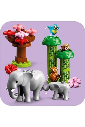 Lego Vahşi Asya Hayvanları 10974-2 Yaş Ve Üzeri Çocuklar Için Vahşi Hayvan Oyuncak Yapım Seti (117 P