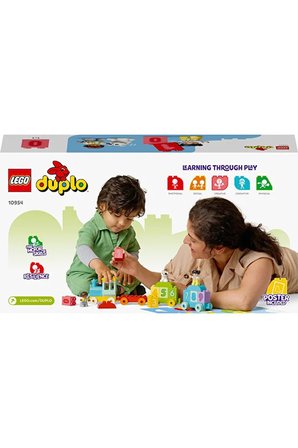 Lego ® Duplo® İlk Sayı Treni - Saymayı Öğren 10954 - 1/2+ Eğitici Oyuncak Yapım Seti (23P)