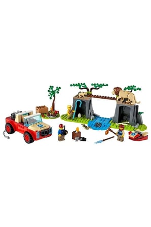 Lego City Vahşi Hayvan Kurtarma Jipi 60301 Çizgi Dizi Karakteri Içeren Oyuncak Yapım Seti (157 Parça