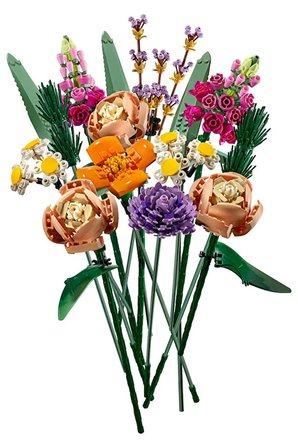 Lego ® Botanicals Çiçek Buketi 10280 – Yetişkinler Için Yapay Çiçek Modeli Yapım Seti (756 Parça)