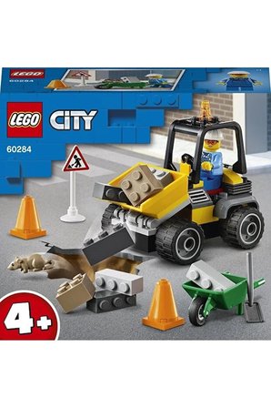 Lego City Yol Çalışması Aracı 60284 Oyuncak Yapım Seti; Havalı Bir Yol Çalışması Seti (58 Parça)