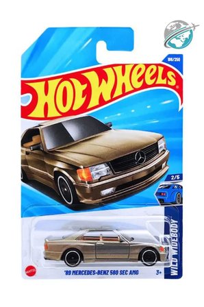 Hot Wheels '89 Mercedes-Benz 560 Sec Amg (1/64) Pearl Slate Grey - Yurt Dışı Uzun Kartonet - 2025 Se